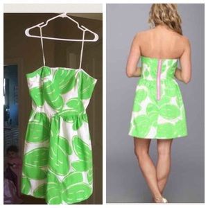 Lilly Pulitzer strapless Lottie dress size 12